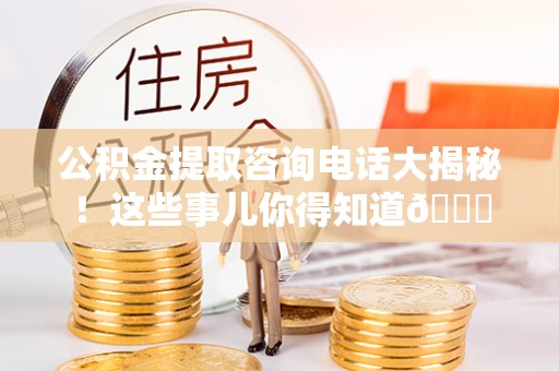 薛城公积金提取咨询电话大揭秘！这些事儿你得知道😎