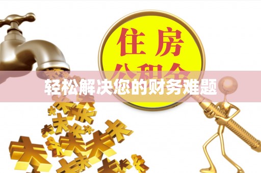 薛城轻松解决您的财务难题